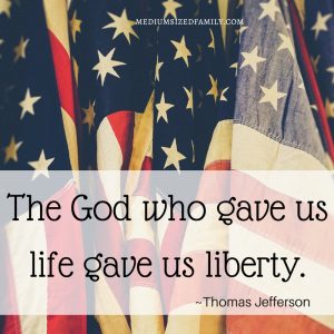 The God who gave us life gave us liberty.