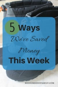 5 Ways We've Saved Money This Week (1)
