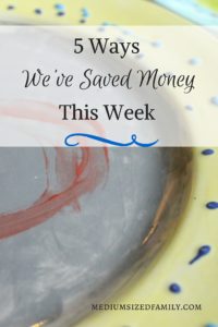 The latest post in the 5 Ways We've Saved Money This Week series will give you great ideas for celebrating the end of the school year, even in the #yearofno.
