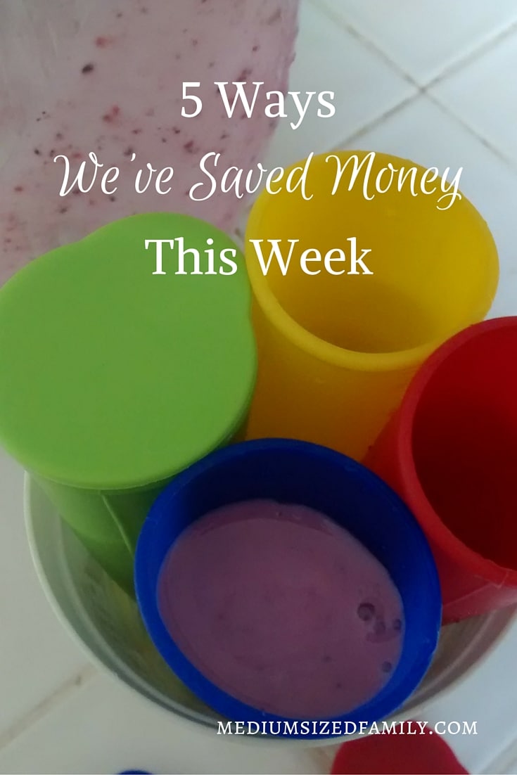 5 Ways We've Saved Money This Week 39: The latest in a money saving series of posts. Learn a variety of ways that you can save money at home.
