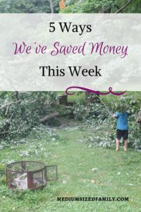 5 Ways We've Saved Money This Week 40 Looking for money saving tips? Here are the latest ways to save money that our family is using to dig out of debt.