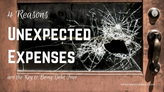 4 Reasons Unexpected Expenses are the Key to Being Debt Free. Wondering why you can't get out of an endless cycle of debt? You're probably being sidetracked by unexpected expenses. Here's why it's happening and what you can do to stop it.