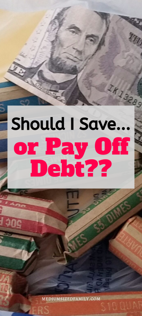 Should you save money or pay off debt? What's the best way to finally get ahead financially?