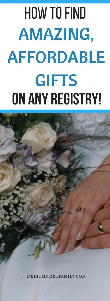 You can actually find inexpensive wedding gift ideas on just about any wedding registry out there!