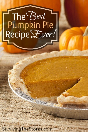 Pumpkin Pie Recipe