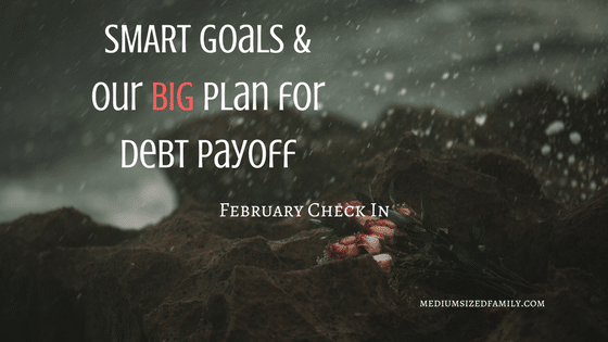 S.M.A.R.T. Goals and Debt Payoff – February Check In
