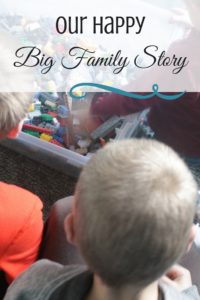 Our Happy Big Family Story What's it like to have five kids? If you like stories about families, read this one.