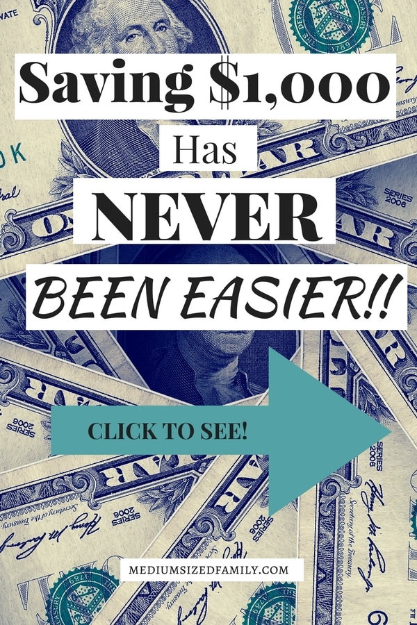 These awesome tips for saving $1,000 dollars in a year will make saving money easier than ever! Simple ideas for making extra cash work for you.This frugal living website has the answer for you!