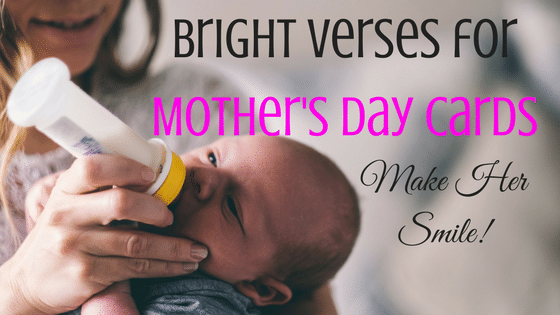 Bright Verses for Mother's Day Cards