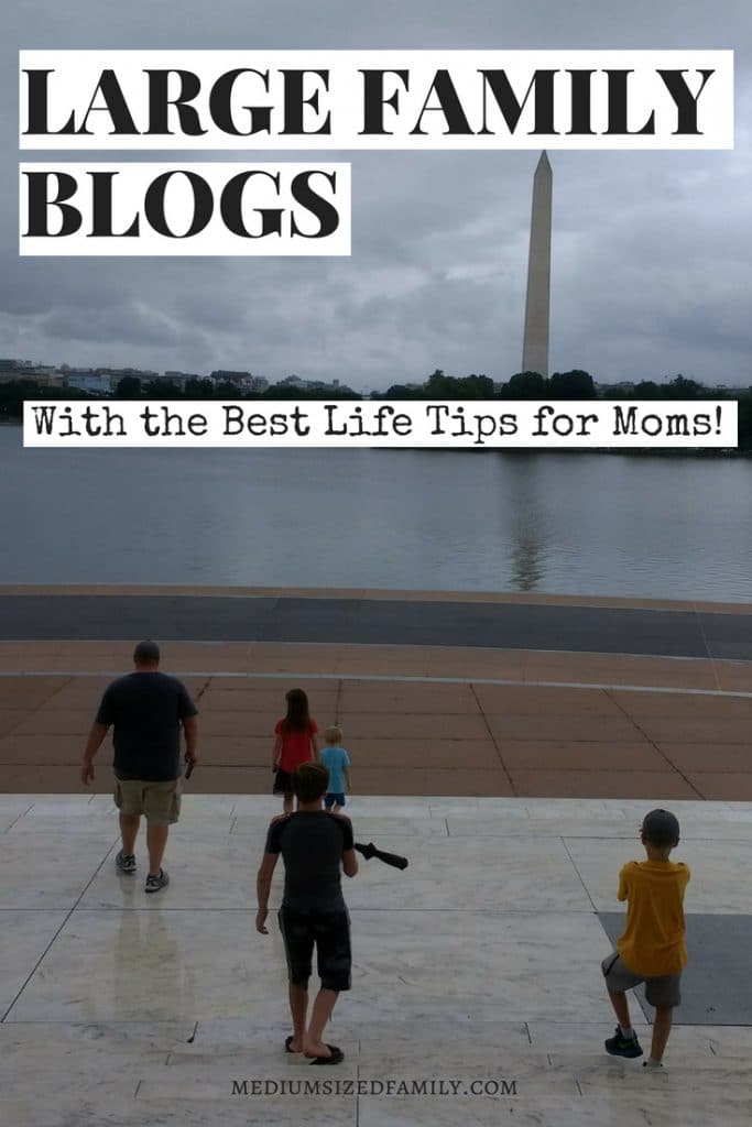 Large family blogs with the best life tips and tricks for moms! Here's how to keep up with your beautiful pile of kids. 