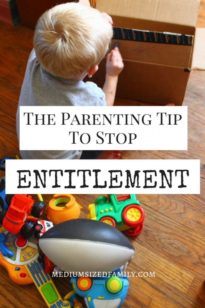 There's one thing you can do when you discover that you're parenting entitled kids. When that sense of entitlement pops up in your daughters and sons, it's important to remember that you're teaching them even when you aren't thinking about the way you're raising them! #parenting