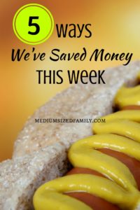 A list of ways this blogger saves week after week