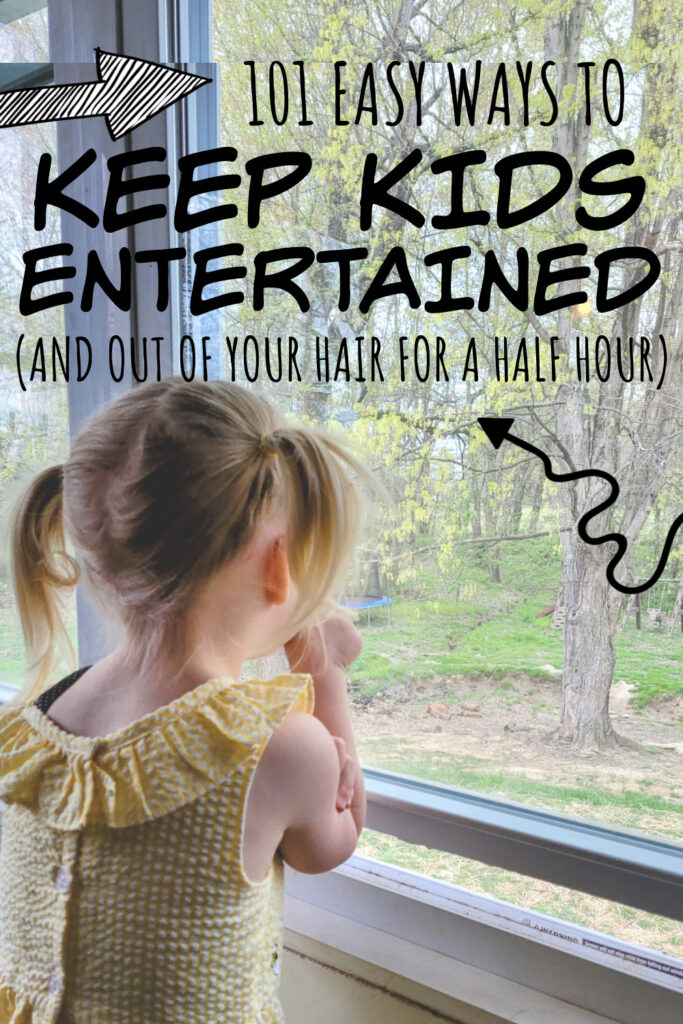 easy ways to keep kids entertained, easy indoor activities, parenting techniques, screen free activities, things for kids to do, easy ways to occupy kids