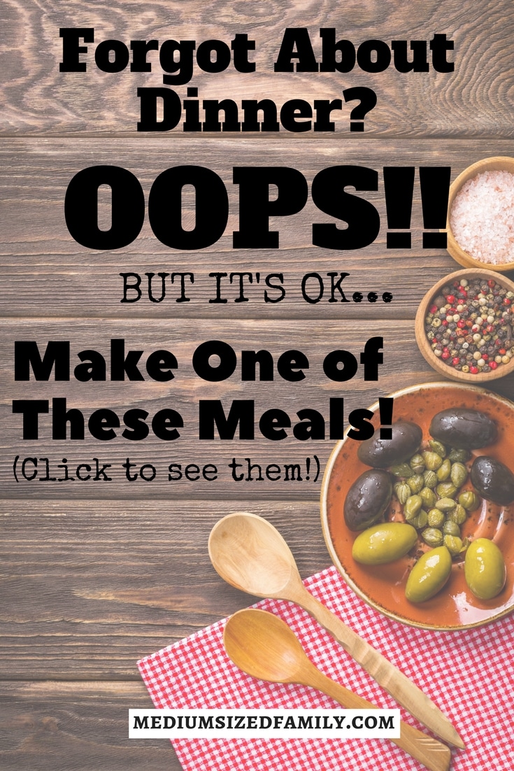 These last minute dinner ideas are quick and easy meals you'll love! Recipes using eggs, ground beef, chicken, and more. Your kids and family will love these simple ideas! #recipes