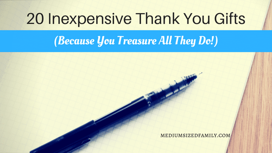 20 Inexpensive Thank You Gifts