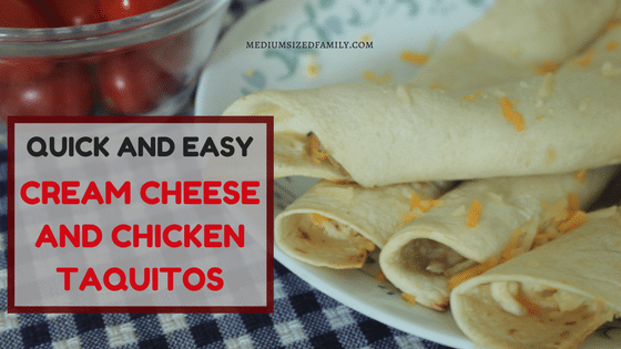 Make These Easy Cream Cheese And Chicken Taquitos In A Flash!