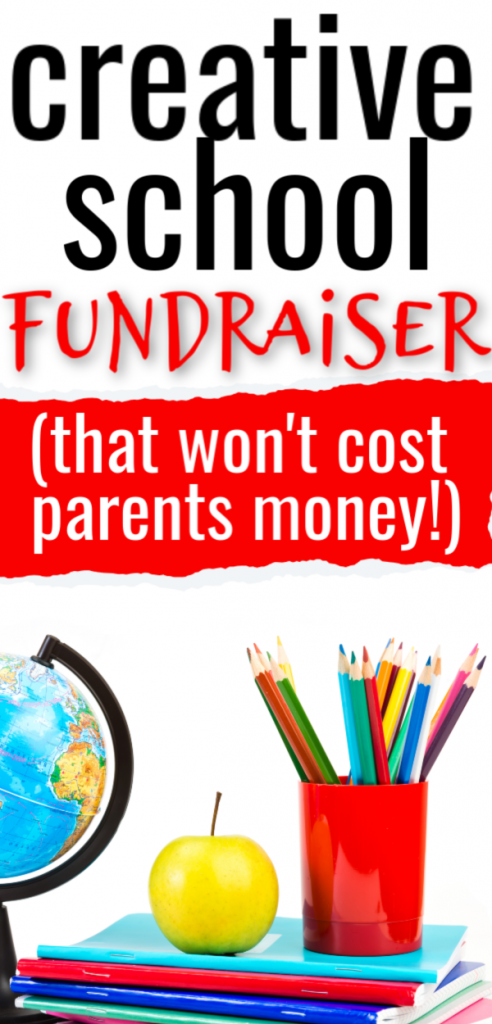 This is the creative school fundraiser your parents have been asking for! A no sell idea that raises money for schools without begging parents to pay more cash.