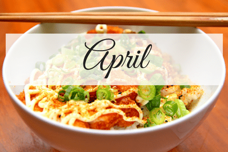 April Meal Plan