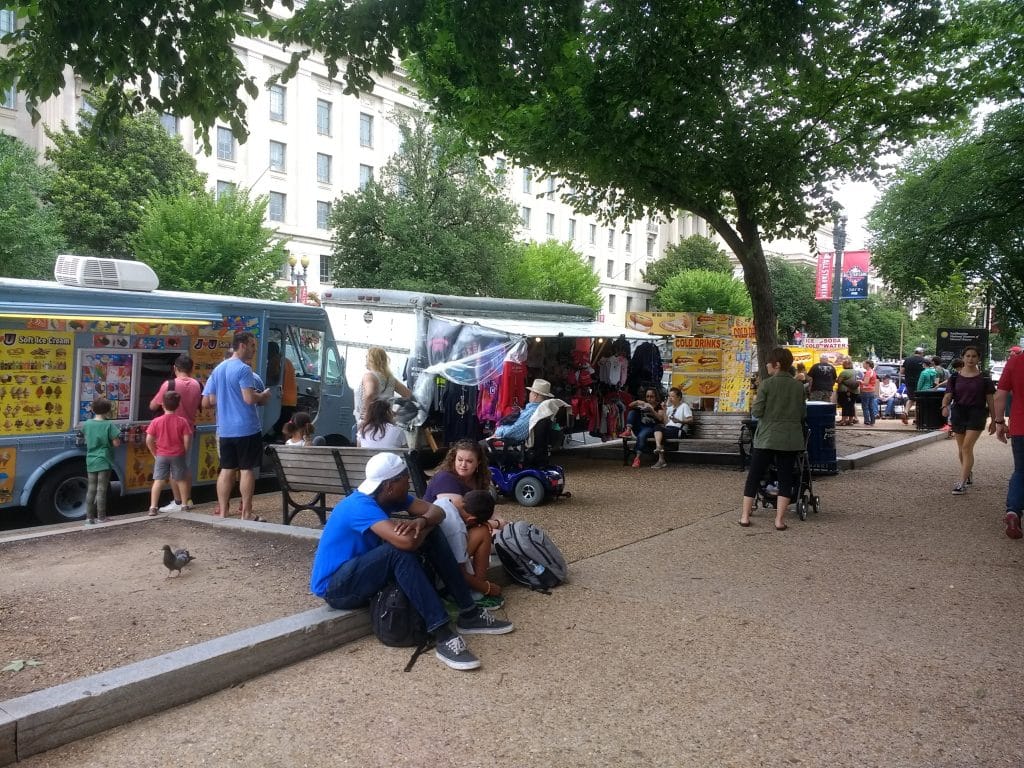 Eating at food trucks will be one of your more affordable choices in DC.