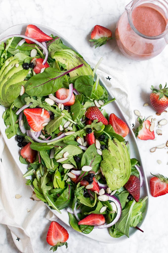 Strawberry Spinach Salad