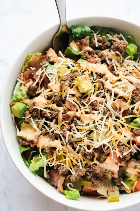 Bacon Cheeseburger Salad