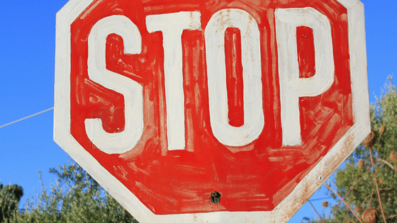 stop sign