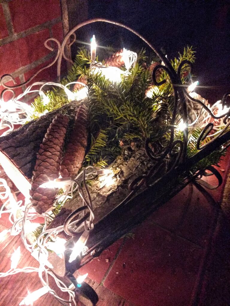 rustic Christmas decorations