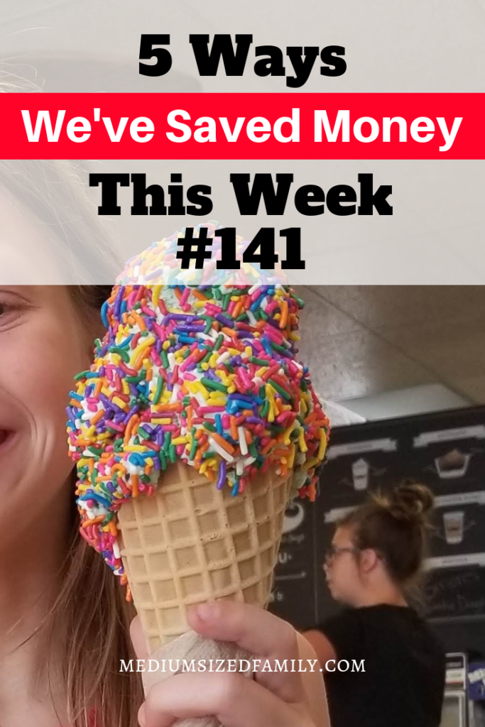 This post in the 5 Ways We've Saved Money This Week series will help you when you're in a money saving slump!