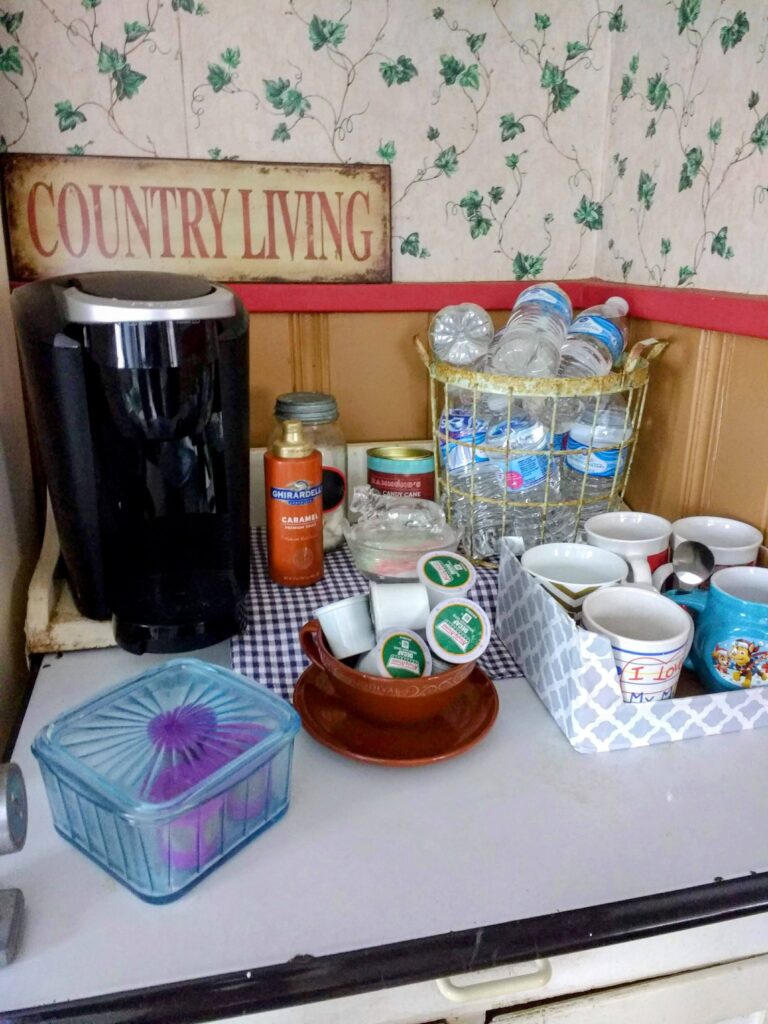 coffee or hot chocolate bar