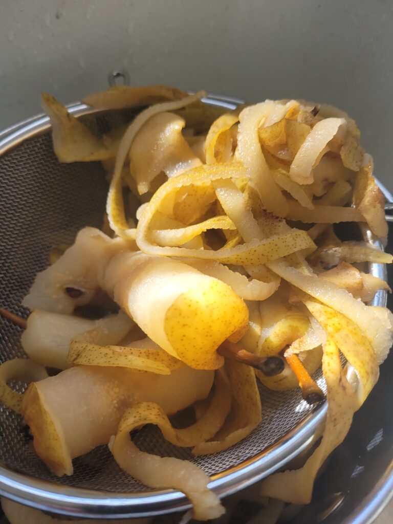 pear scraps